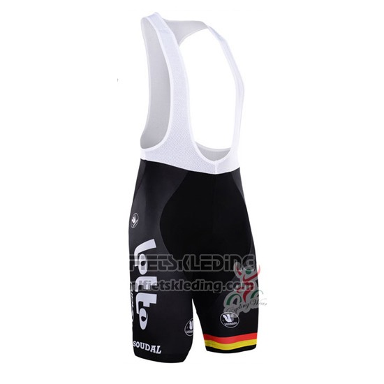 2016 Fietskleding Lotto Fix All Wit en Blauw Korte Mouwen en Koersbroek